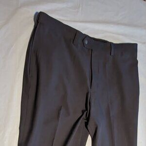 Haggar Men's Dress Slack Gray Sz 36/30 Polyester